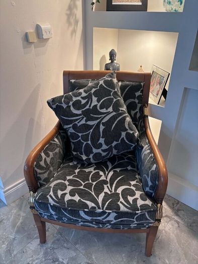 Fire side chairs and 3 seater sofa