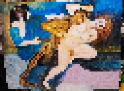SCHERZO 1909 repro painting on canvas