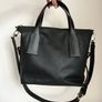 Ted Baker Black Leather Tote Bag Image 3