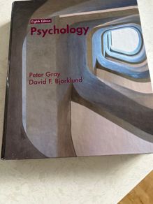 Psychology BSC BA curriculum Psychology Peter Gray Research Methods for Dummies Psychology Statistics for Dummies