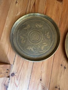 Antique Brass Trays