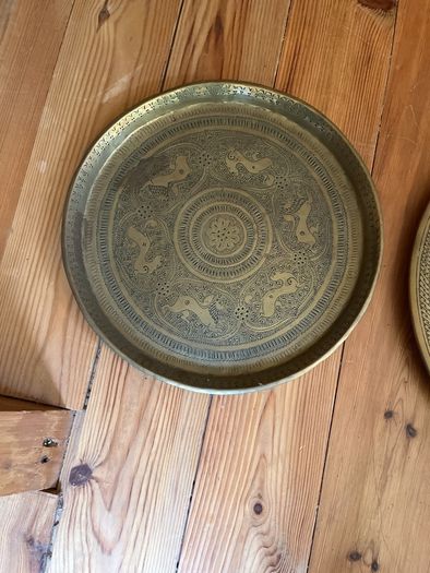 Antique Brass Trays