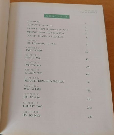 120 Years of GAA in Passage by Matt Aherne 2006 h/b d/j Cork FREEPOST