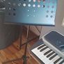Casio keyboard with stand, stool and music holder Image 3
