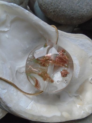 Jewellery, Necklace , Glass pendant, Gift, New