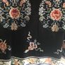 ASOS Black Embroidered Satin Effect Mini Dress - Size 8 Image 7