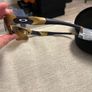 Oakley Flak Jacket XLJ Sunglasses - Gold/Navy Image 3