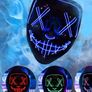 Halloween purge led mask Image 3