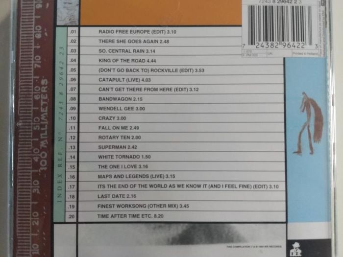 R.E.M. - Singles Collected CD (1994) Early I.R.S. Records Years VG+
