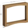 Narrow Console Table, 15 cm Thin Entryway Table, Behind Couch Table for Small Spaces, Small Farmhouse Hallway Table, for Living Room, Hallway, Foyer, Light Walnut Image 7