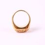 Authentic Vintage Designer Versace Medusa Head Signet Men's Ring Gold Tone EU 65 Image 2