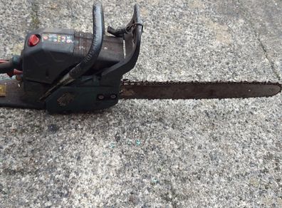 PARKSIDE 117db Petrol Chainsaw, well used but still in very good condition, not tested