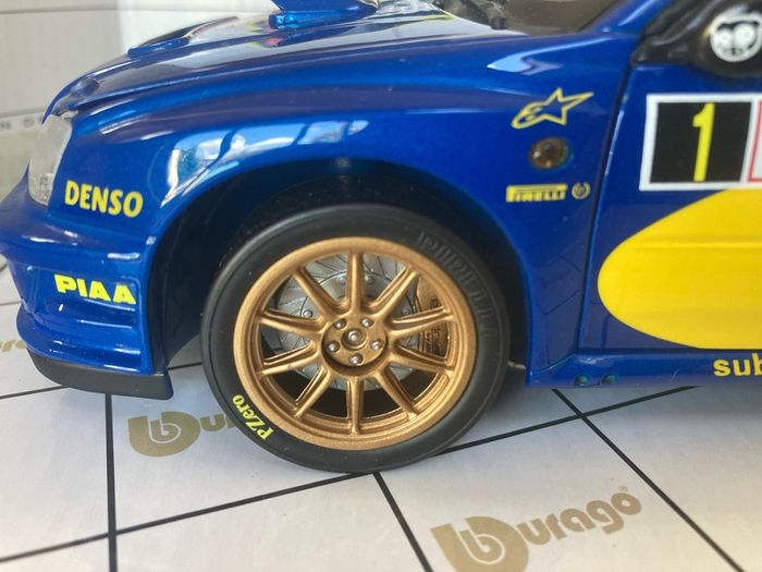 Subaru Impreza Rally Solberg Mills Scale 1/18 Burago