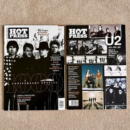 U2 Hot Press Magazines