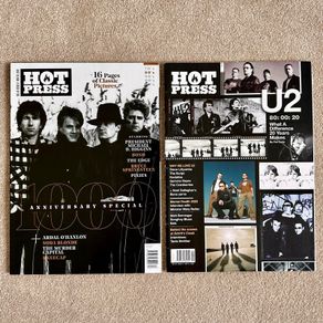 U2 Hot Press Magazines