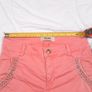 Mos Mosh Coral Orange Beaded Pocket Ankle-Zip Slim Cropped Trousers Size 25 / 8UK/36EU Image 9
