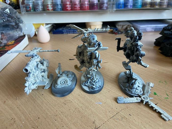 Warhammer 40k Ork Deffkoptas x 3