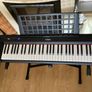 Yamaha Piaggero NP15 Portable Keyboard, Piano keys look, 61 Keys, USB connection, Black with Music stand and keyboard Stand  (Working Perfectly) Image 4