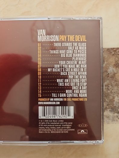 Van Morrison CD  - Pay The Devil