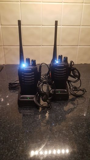 walkie talkies