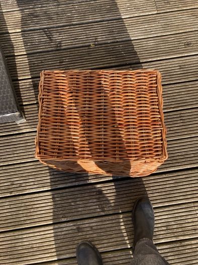 large wicker basket