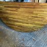 Large oak breakfast bar table Image 2