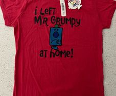 Mr Grumpy Pink Short Sleeve Shirt