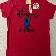 Mr Grumpy Pink Short Sleeve Shirt