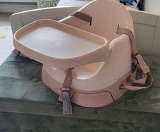 Bug 3-in-1 Floor & Booster Seat with Activity Tray - Blossom