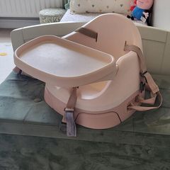 Bug 3-in-1 Floor & Booster Seat with Activity Tray - Blossom
