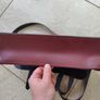 Leather Satchel Company classic satchel in red Image 4