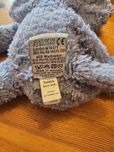 JELLYCAT   fuddlewuddle elephant