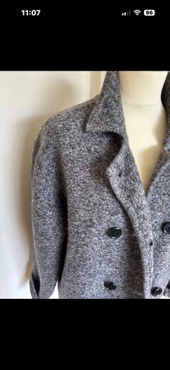 Grey wool jacket size 10