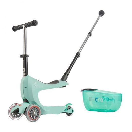 Adjustable Push Handle, seat and box for SCOOTER MINI MICRO