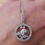 Vintage Women's Sterling Silver 925 Chain with Pendant - Silver 5,2g Image 3