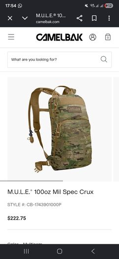camelbak tactical m.u.l.e