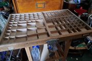 Vintage Wooden Printers Tray