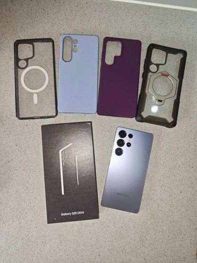 Samsung S25 Ultra + Cases