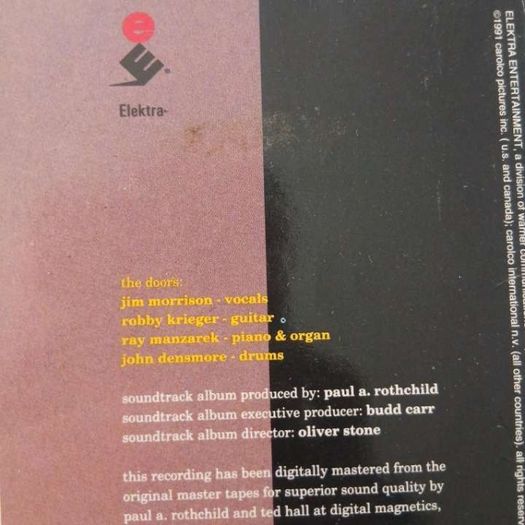 The Doors/Music From The Original Motion Picture/1991