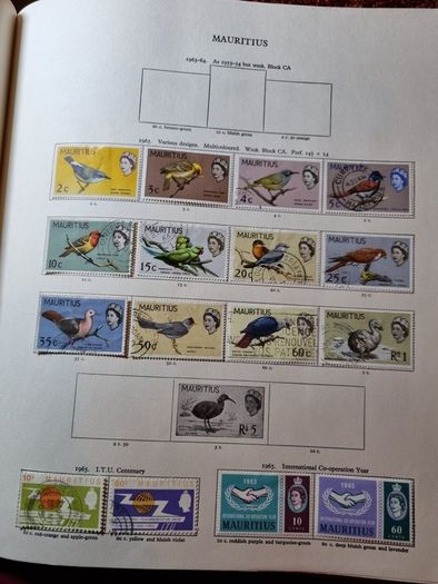 MAURITIUS album with stamps