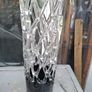 NewBridge Lattice Web Art Glass Vases, Price is for 1 only,  featuring a distinctive woven pattern and a contrasting dark base in Good Condition no chips or cracks Postage Available Image 6