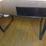 Black glass Dining table Image 3