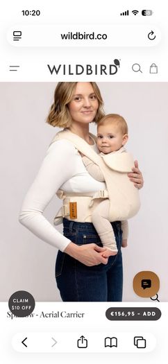 WildBird Aerial Baby Carrier Excellent Condition