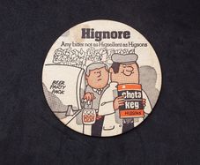 Higsons Beer : Real Merseyside Pubs - Real Merseyside Beer , 1970s Beer Mat/Coaster
