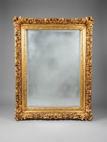 French Style Bold Ornate Statement Mirror