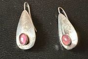 silver earrings