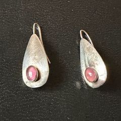 silver earrings