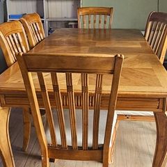 dining table and 6 chairs