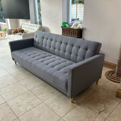 sofa bed grey