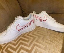 Nike Air Force 1 Ghostface Scream custom UK 9.5